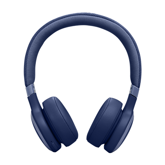 JBL Live 670NC - Blue - Wireless On-Ear Headphones with True Adaptive Noise Cancelling - Front